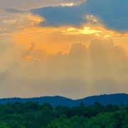 Lake Chatuge in the GA & NC Blue Ridge Mountains—the beautiful venue of Sally’s HSP Retreat transformation.