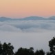 Scenic morning clouds over the Blue Ridge Mountains during a highly sensitive person (HSP) retreat.